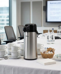 Thermos Thermos - Thermos à pompe - en inox - 2,2 L - Hauteur 395 mm