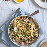 Spaghettis aux vongole