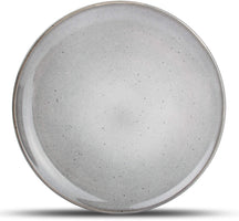 Ona Assiette plate Freckles - Gris - ø 26 cm