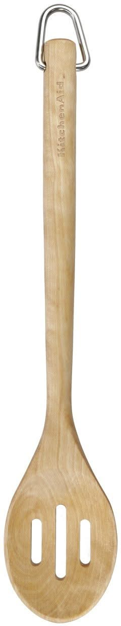 Cuillère à légumes en bois de bouleau KitchenAid Core de 34 cm