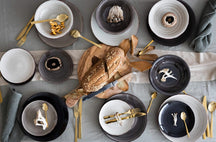 Bol en céramique Cookinglife Delice Gris ø 14 cm - 6 pièces