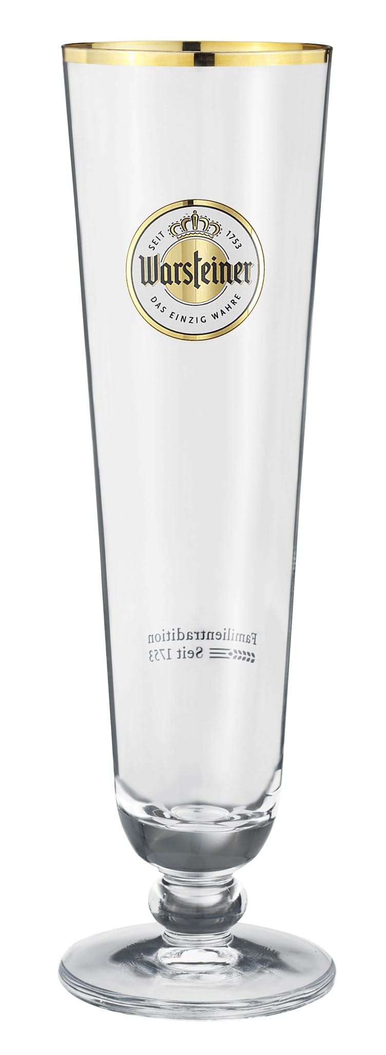 Verres à bière Warsteiner sur pied 400 ml - 6 pièces