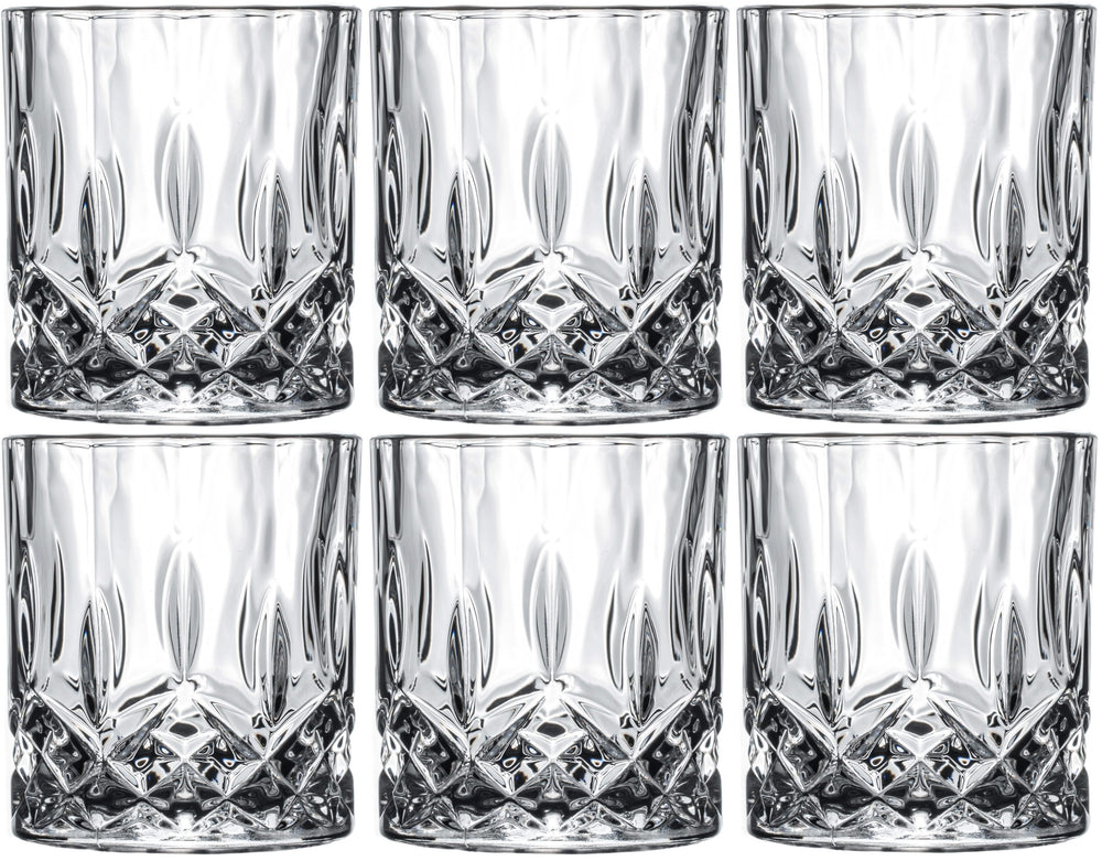 Cookinglife Verres à Whisky / Verres à Cocktail / Verres à Eau Moray - 320 ml - 6 pièces