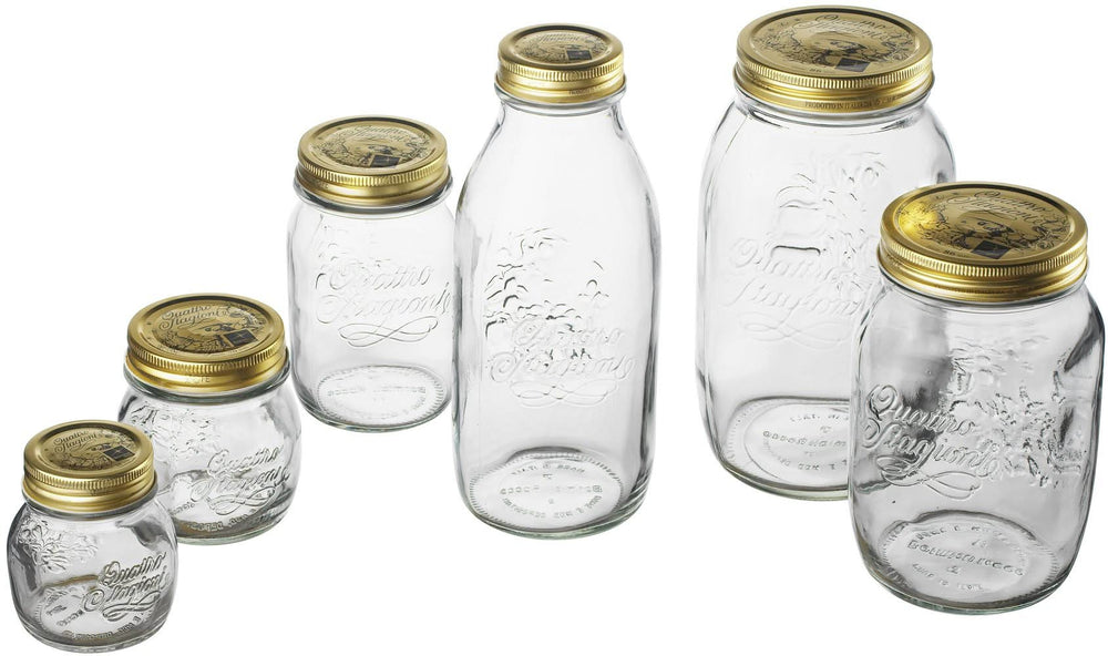 Bormioli Rocco Weckjars Quattro Stagioni - ø 8,5 cm / 250 ml - 4 pièces