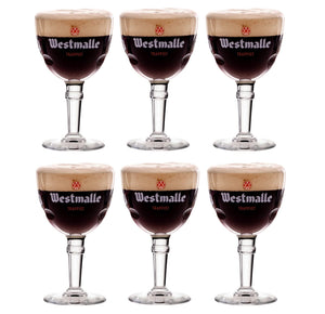 Set de verres a bière Westmalle - Verres Trappist - 330 ml - 6 pièces