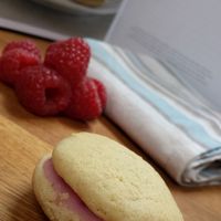 Whoopies gingembre-framboise