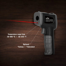 Thermomètre laser infrarouge Witt Pizza -50 ~ 800 °C pour fours à pizza