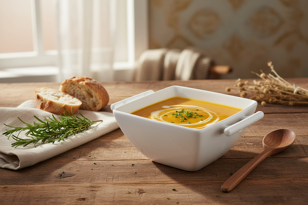 Ensemble de bols à soupe BonBistro - Carré - Squito - 520 ml - 6 pièces