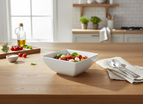 BonBistro Bol Yong Squito 14 x 14 cm - Blanc - 6 pièces