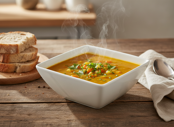 BonBistro Bol Yong Squito 18 x 18 cm - Blanc - 6 pièces