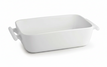 BonBistro Plat à four Yong Squito - 33 x 24 x 6 cm / 3,5 litres - Blanc - 2 pièces