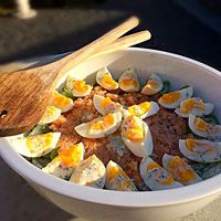 Salade tartare de saumon